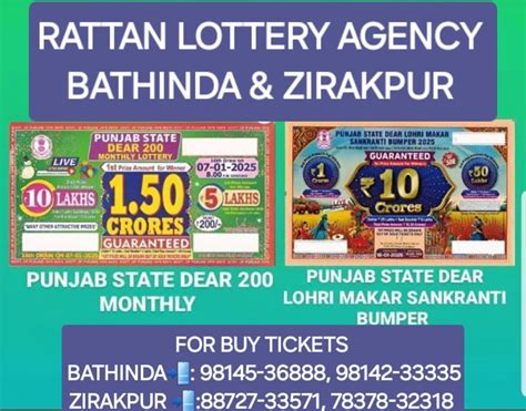 Rattan Lottery Agency (@rattanlotteryagency) .